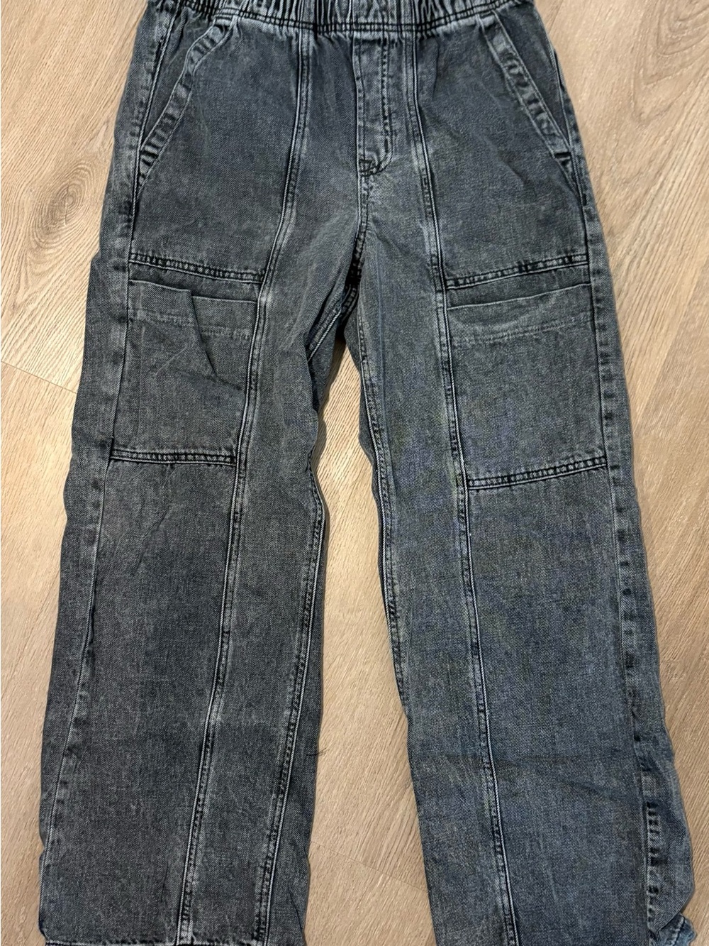 GAP High Rise Wide-Leg Pull-On Jeans